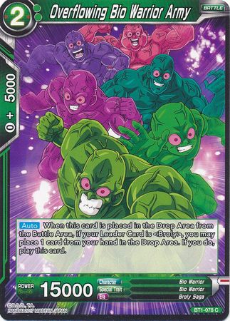 Overflowing Bio Warrior Army BT1-078 C